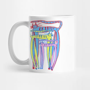 Three cats Mug